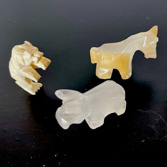 Bundle of 3 Miniature animals spirit animals stone - Picture 4 of 14